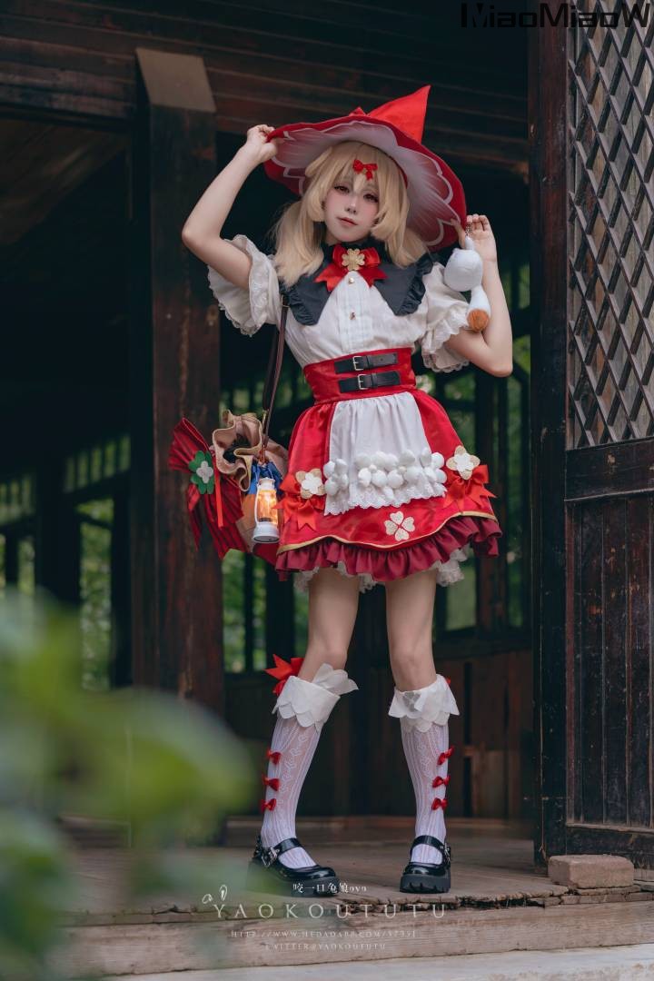 Coser@黏黏团子兔 – 琪花星烛·可莉 可莉炸鱼舞 [66P+1V-1.38GB]