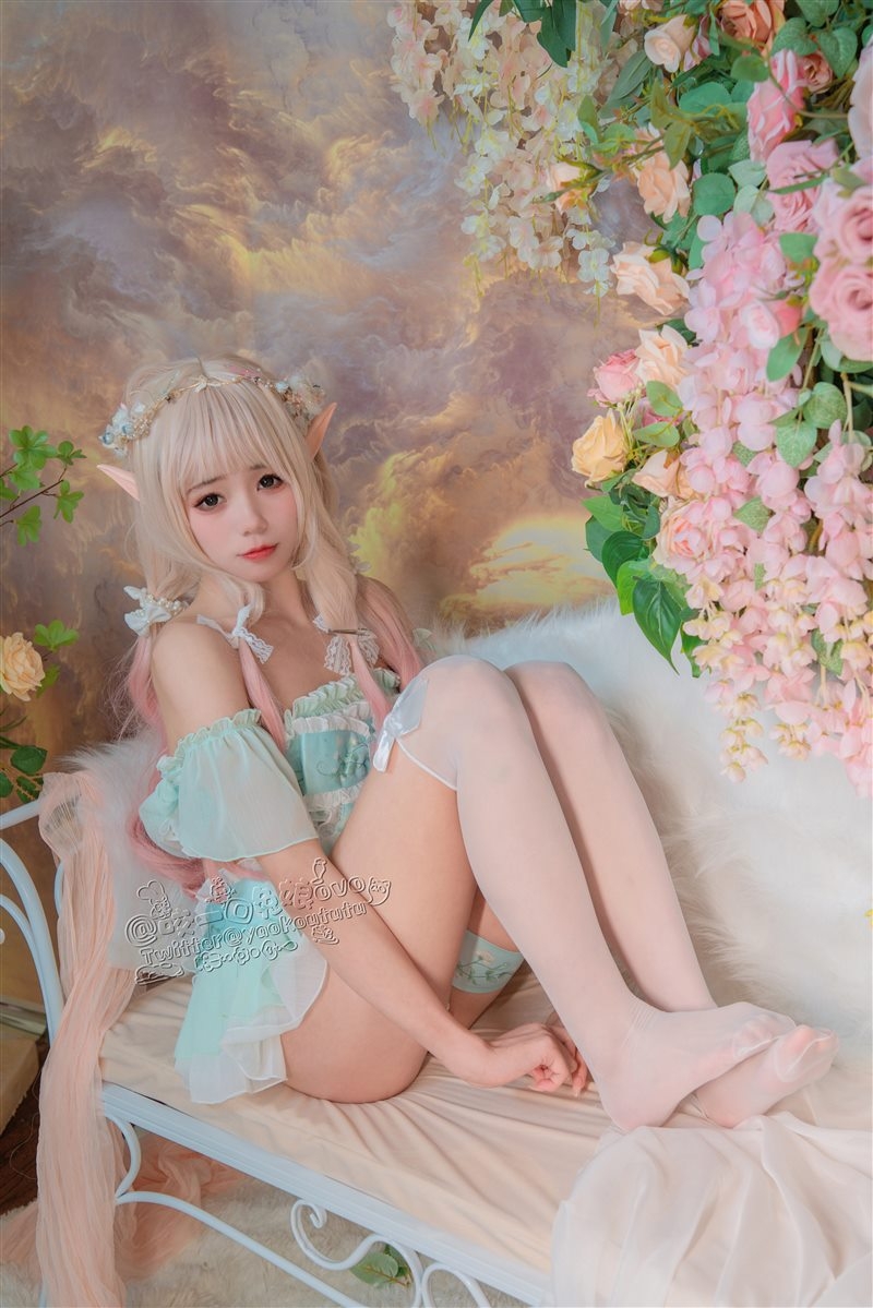 Coser@黏黏团子兔 – 豌豆公主的秘密花房 [40P-911M]