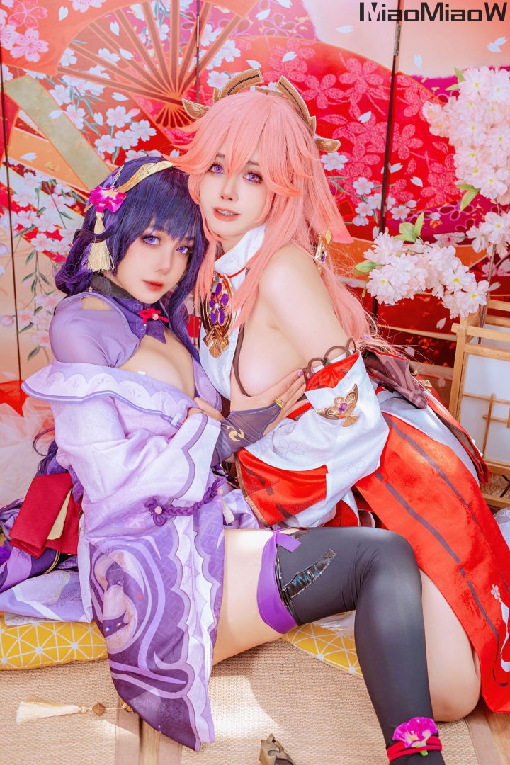 Vol.108 Byoru – Yae Miko x Raiden Shogun [95P-243MB]