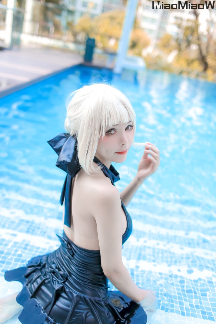 Kitkat Cosplay 9 – Saber Alter Swimsuit [29P-102MB]