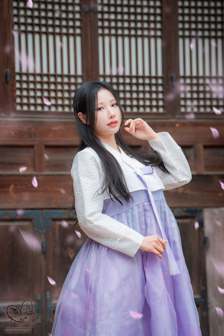 Hane Ame 雨波写真 – Korea Hanbok dress [47P+5V-905MB]